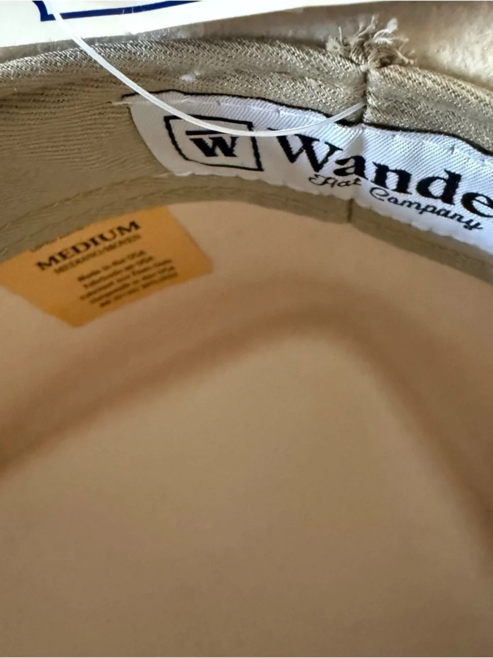 Classic Wide-Brim Cream pink wool Fedora with Pink Band women medium